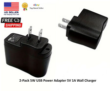 2 pcs Wall Charger Cube 5V1A USB Power Supply Charging Block Universal Wall Plug