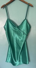 VTG California Dynasty Second Skin Gown Large Slip Dress Glossy Silky Shiny