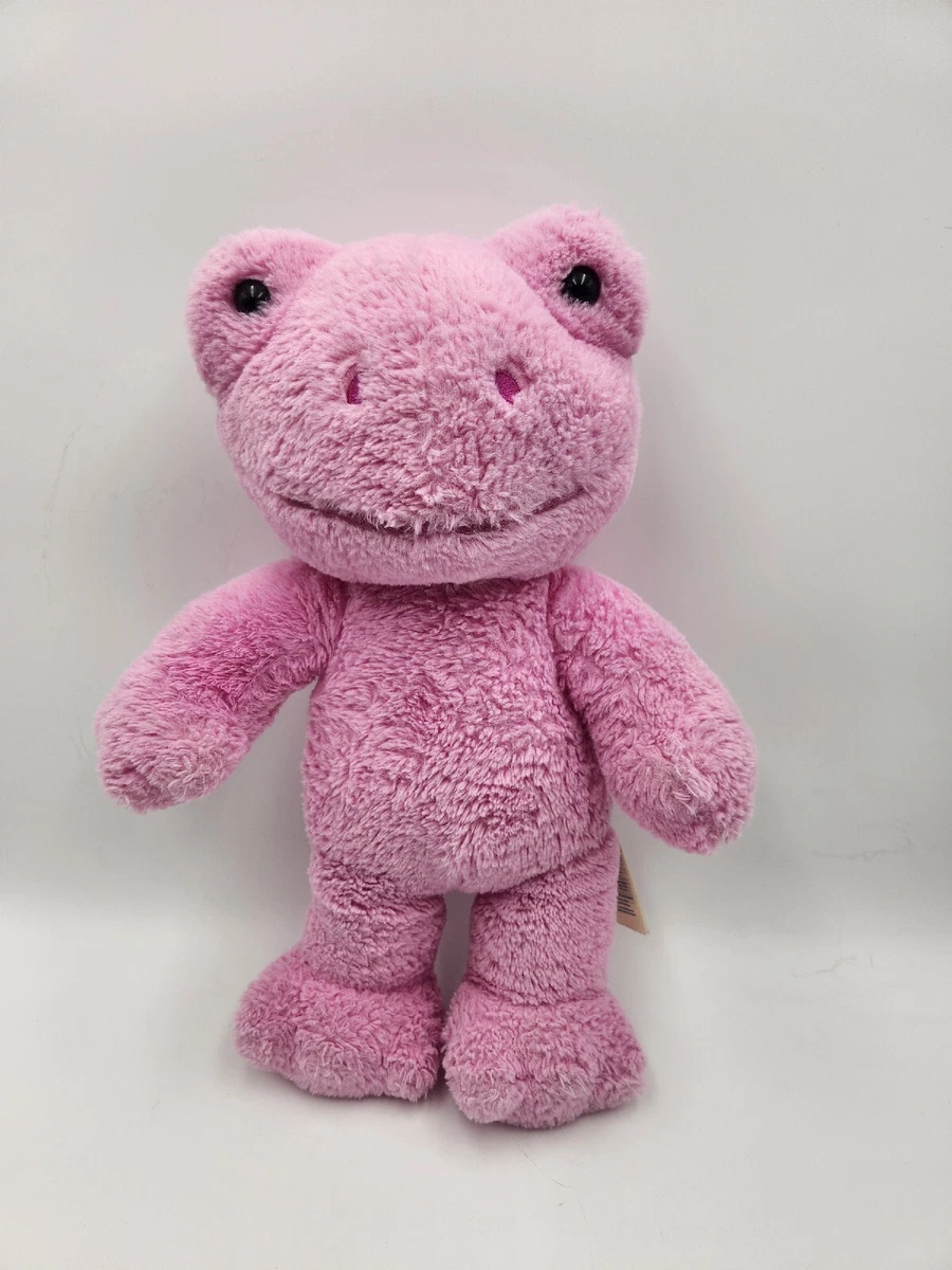 Pink frog stuffed animal cheap