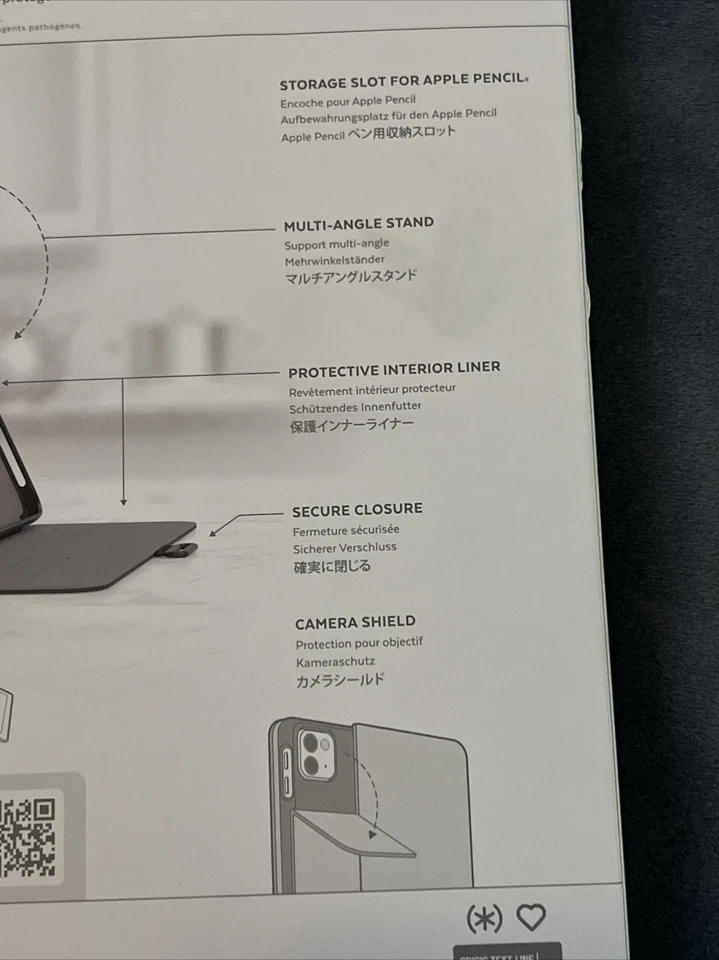 New, Black speck balance folio ipad pro 11”(2018-2022) iPad Air (2020-2022) - Image 3 of 4