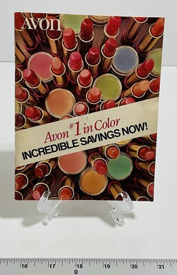 Vintage Avon Pamphlet Brochure Campaign 26 1980 Beauty Makeup Sales Book Ad