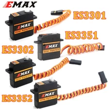 EMAX ES3301/ES3351/ES3302/ES3352 9mm 4.8-6V Analog / Digital Servo Metal Gear