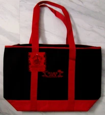 New Trader Joe's Black Red Insulated Large Cooler Tote Reusable Shopping Bag