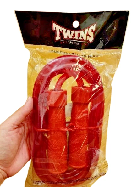 Twins Special RS2 Jump Rope Fitness Tool Training Muay Thai Kickboxing Red - Image 2 of 4