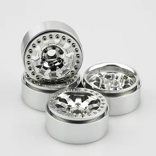 ALIENTAC Four(4) 1.9" Wide 1" Alloy Beadlock Wheel Rim for 1/10 RC Model #030