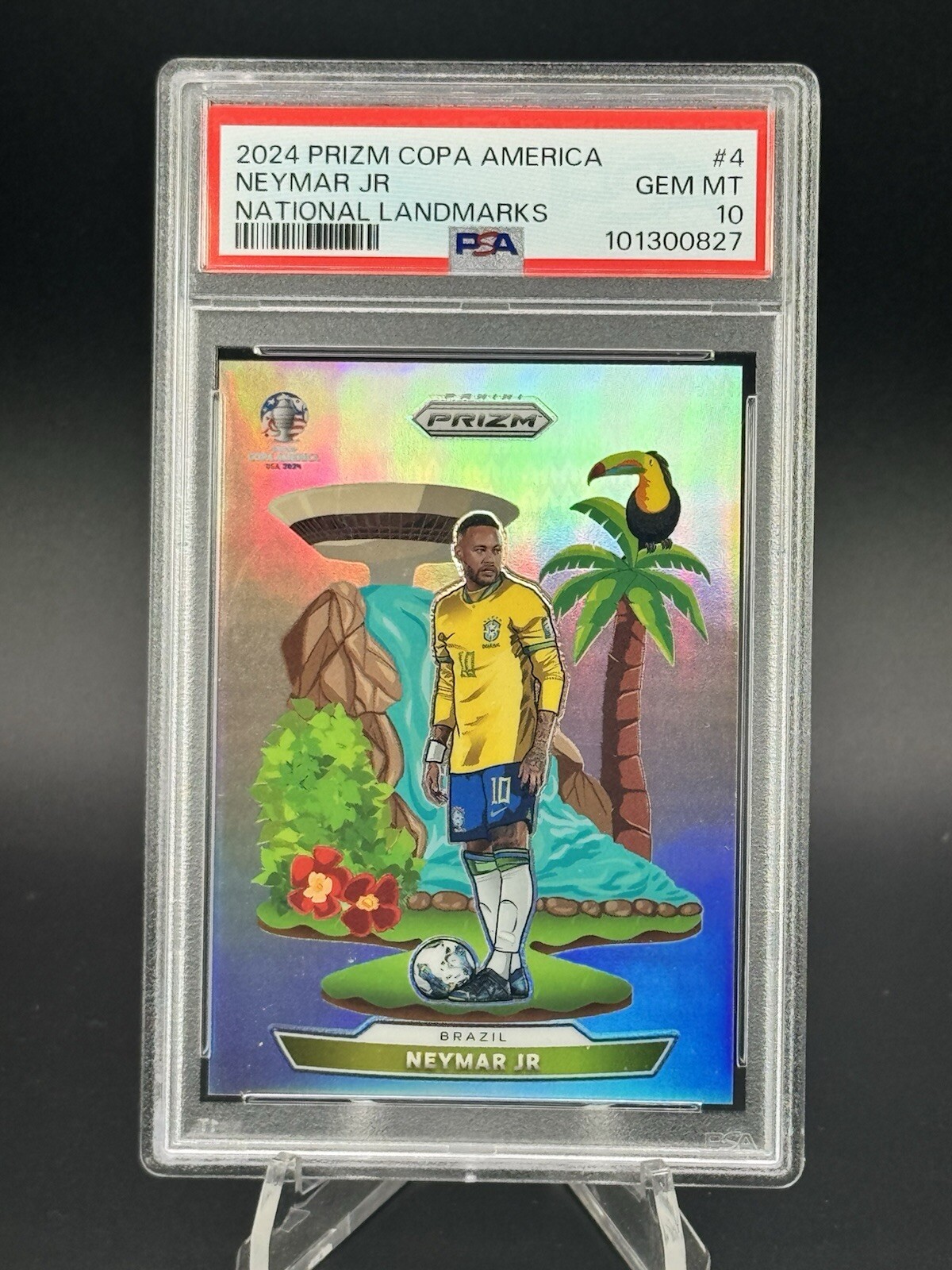Neymar Jr. 2024 Prizm Copa America #4 National Landmarks /(SSP 