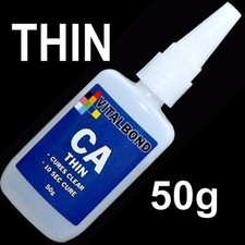 Vitalbond CA Thin 50g Super Glue 10 Sec Cure Model car Plastics,Metal,Balsa Wood
