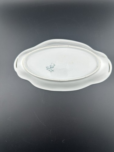 J&C LOUISE Oval Bowl Relish Dish~Roses~Porcelain~Bavaria Germany - Picture 2 of 6