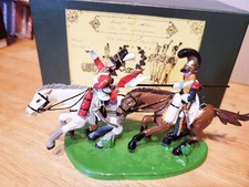 MULBERRY MINIATURE CQ5 SCOTS GRAY  V POLISH LANCER WATERLOO  FIGURE SET IN BOX