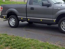 Qaa Mi44308 10pc Stainless Steel Molding Insert For 04-08 Ford F150