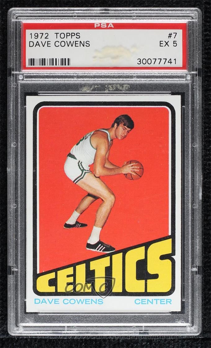 1972-73 Topps Dave Cowens #7 PSA 5 HOF n8a