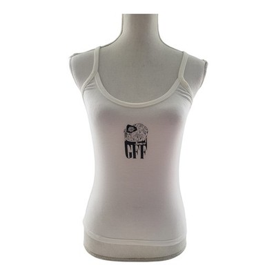 Gianfranco Ferre GFF Logo Tank Top White Made In Italy Designer Camisole Tank