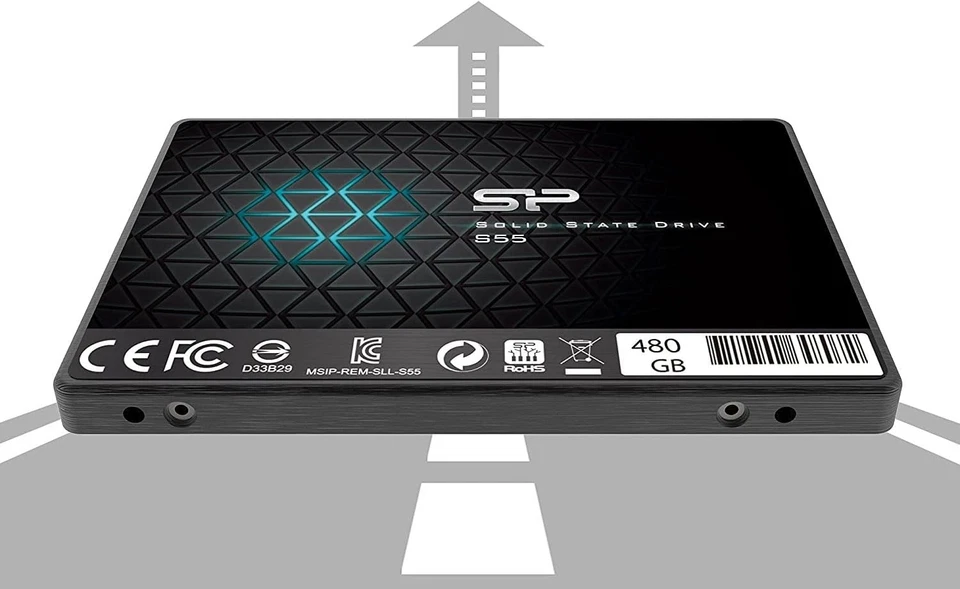 Silicon Power 480GB S55 7 mm 2.5-Inch SATA III Internal Solid State Drive - Image 3 of 4