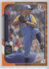 2015 Bowman Orange 12/25 Alex Cobb #24 y0i