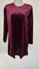 size 12 TFNC Dark red velvet petite Shira maternity shift dress -Christmas party