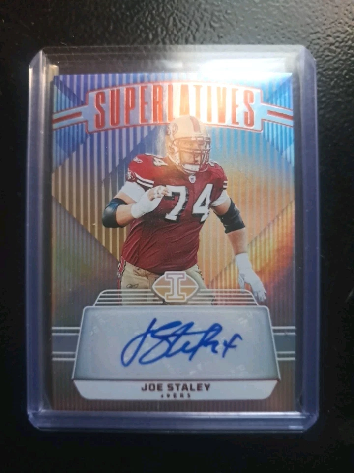2023 Panini Illusions - Superlatives Orange Joe Staley #S-JSY Foto 3 de 4