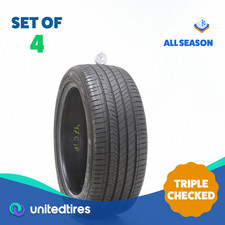 Set Of 4 Used 22545zr17 Kumho Majesty 9 Solus Ta91 94w - 6.5-7.532