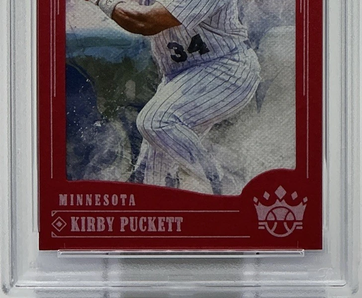 Kirby Puckett PSA 10 -2018 Panini Diamond Kings ‘Red Frame’ - Tragic Hero -Twins - Image 3 of 4