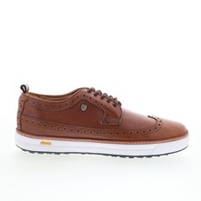 Allen Edmonds Dunes Made In USA 7516 Mens Brown Leather Athletic Golf Shoes