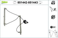 NEU - Valeo 851442 Fensterheber FüR Audi