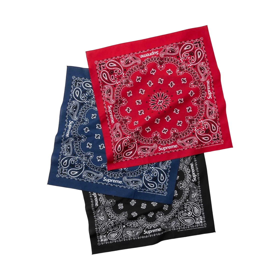 Bandanas Supreme Hav A Hank multicolores (lot de 3)   24SS
