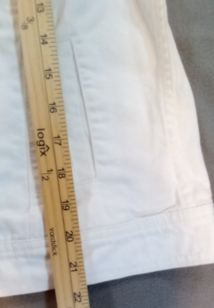 Universal Thread Jacket Women’s White Large Denim… - image 7