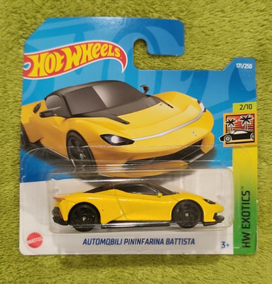 Hot Wheels - Automobili Pininfarina Batista, Gelb