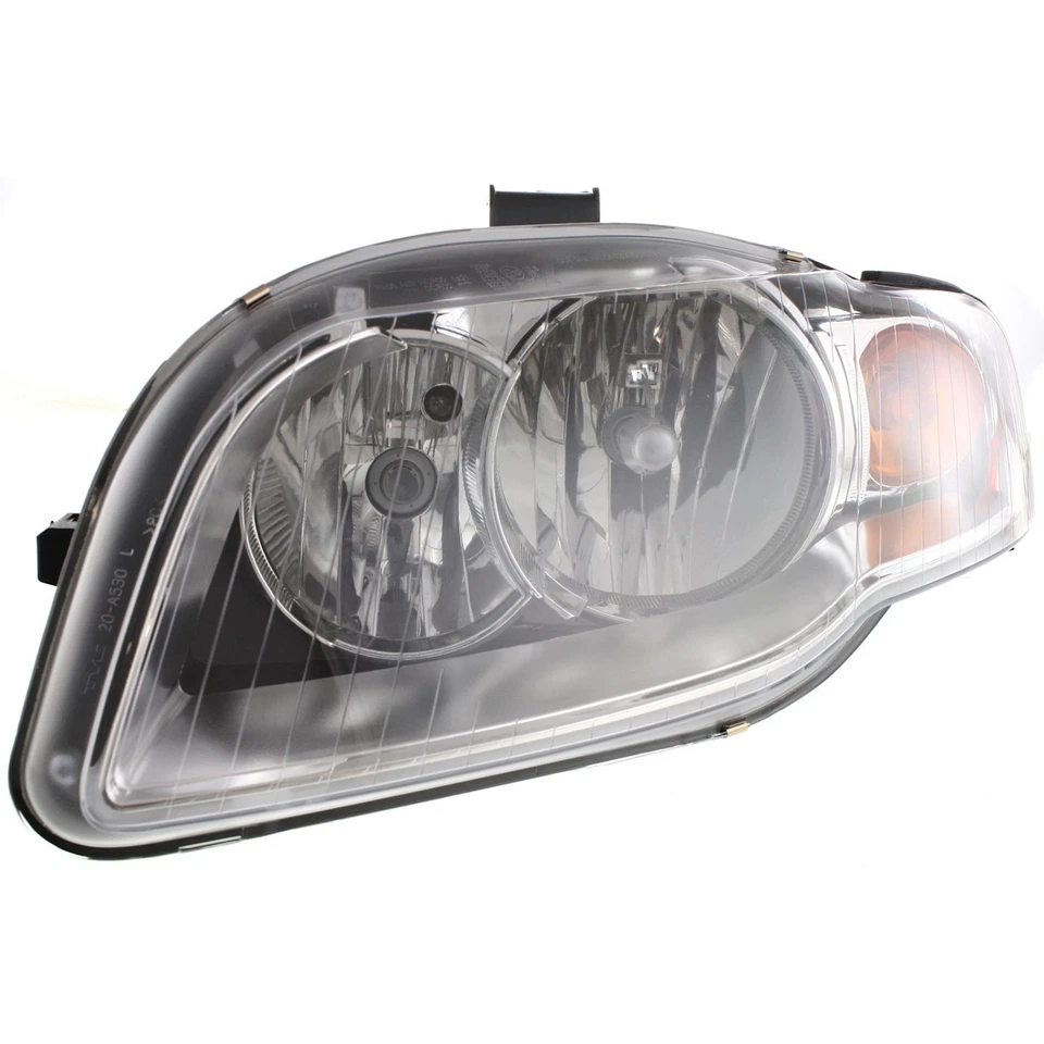 LH RH Headlight Fits Audi A4 Quattro 2005-2009 Halogen w Bulbs 06-08 Sedan/Wagon - Image 3 of 4