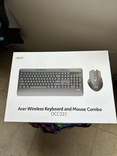 Acer Wireless Keyboard Mouse Combo OCC331 Plug Play QWERTY Black USB