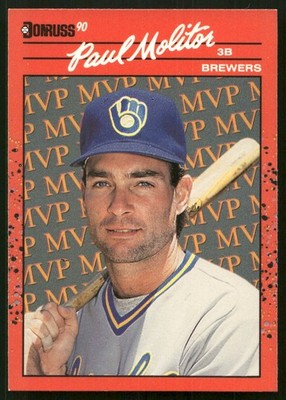 Paul Molitor - 1990 Donruss Baseball - MVP BC-15 #BC-15