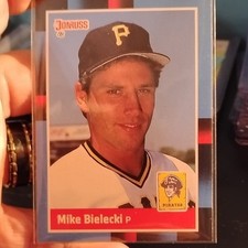 Donruss 1988 Mike Bielecki #484 Pittsburgh Pirates MLB Baseball Card