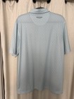 LACC The Los Angeles Country Club Medium Straight Down Golf Shirt White And Blue — photo 7