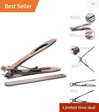 Precision Toenail Clippers for Thick & Ingrown Nails - Manicure and Pedicure Kit