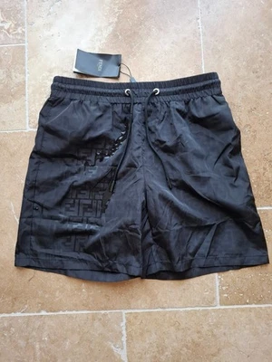 Short de bain noir Fendi neuf avec etiquette réactif à l’eau - Photo 1/4