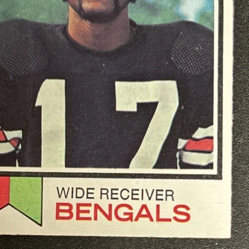 1973 Topps Speedy Thomas Football Rookie Card (RC) #113 Bengals WR GD/VG O/C - Image 4 of 4