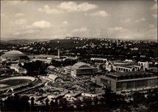 Aerial Brno Czechoslovakia Trade Fair vintage postcard k170