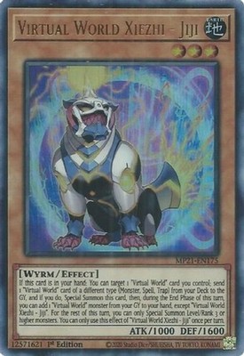 Virtual World Xiezhi - Jiji - MP21-EN175 - Ultra Rare - 1st Edition Near Mint, E