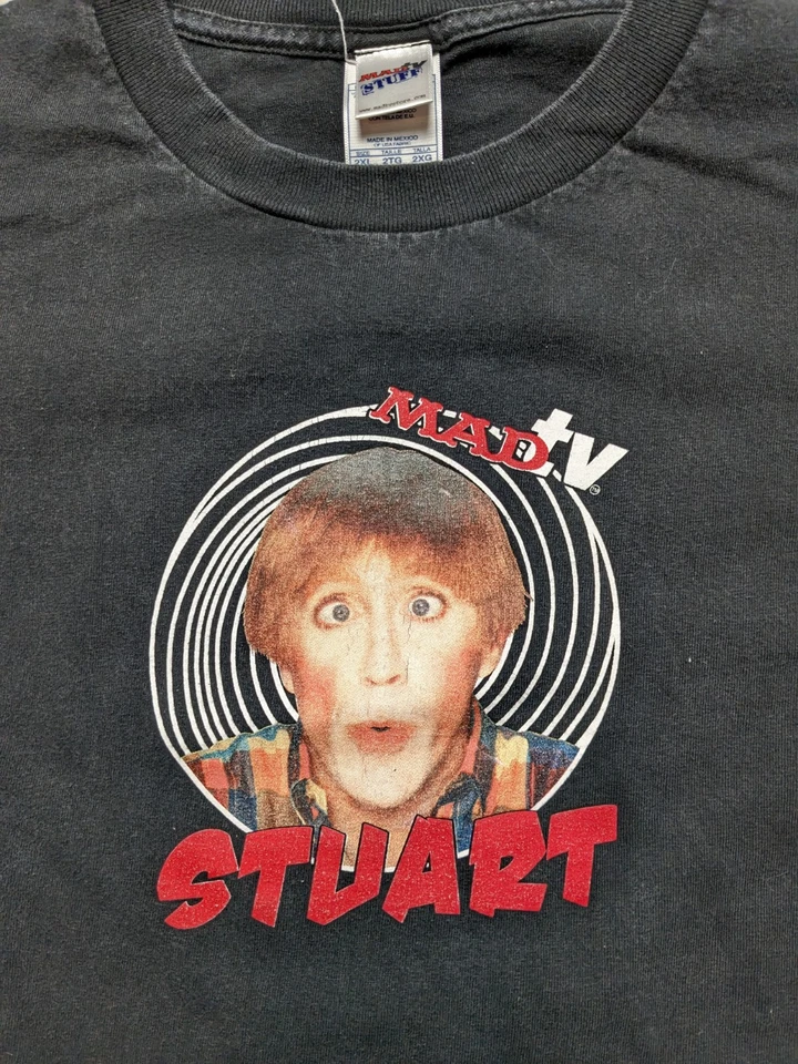 Camisa Stuart Vintage Mad TV Talla XL/2XL 25x31 Foto 2 de 4