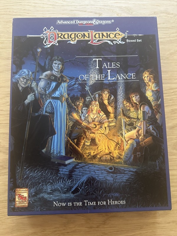 Vintage Dungeons & Dragons Tales of The Lance Boxed Set TSR-1074 Incompete! READ