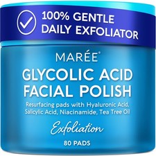 Glycolic Acid Pads Toner Pads for Face Cleansing Exfoliating Pad with Tea...