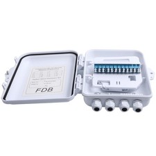 12 Core FTTH Fiber Distribution Box 12 Port Optic Terminal Junction Splitter