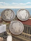 1894-O, 1894-S & 1895 Barber Quarter Lot 🇺🇸