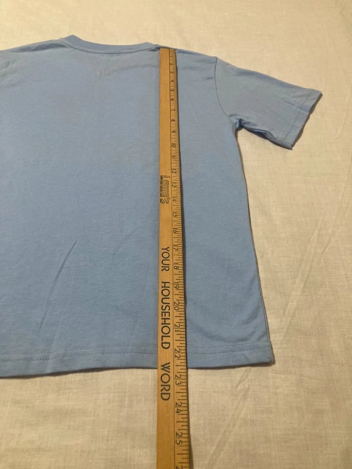 Faded Glory Boys "I Heart (Anatomical) Zombies" T-Shirt Blue Size L 10-12 - Image 4 of 4