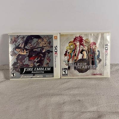 Fire Emblem Awakening The Tales of the Abyss Nintendo 3DS N3DS Bundle Lot