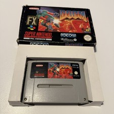 ebay® Auktion 137365819005 | Doom Super Nintendo SNES PAL Version OVP ohne Handbuch mit Box Protector - getestet Thumbnail of ebay® auction 137365819005 | Doom Super Nintendo SNES PAL Version OVP ohne Handbuch mit Box Protector - getestet