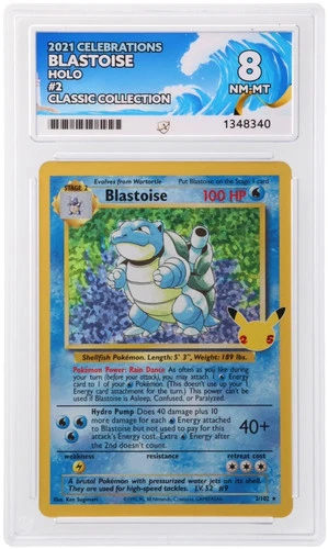 ACE 8 - Blastoise - 2/102 - Celebrations - Pokemon - Classic Collection