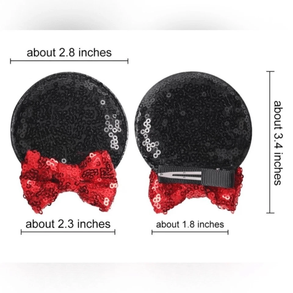 Nuevo pasador orejas de ratón de la reina roja Alicia en el país de las maravillas inspirado en Disney Foto 3 de 3