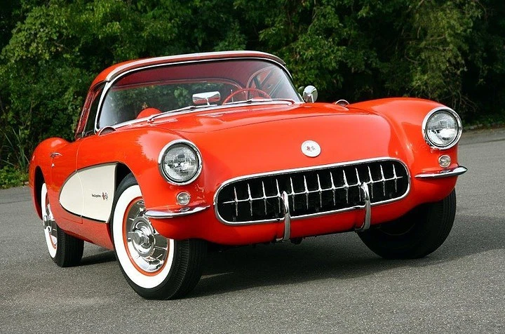 Corvette Chevrolet55Chevy57Classic1957Custom1 24Built Model Hot Rod1955Race Car - Image 2 of 4