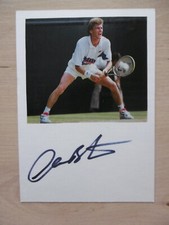 Christian Bergström autograph signed 10x15 cm index card with magazine image