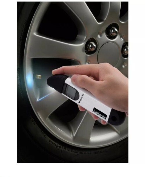 Halfords LED Digital Programmable Tyre Pressure Gauge Brand New eBay